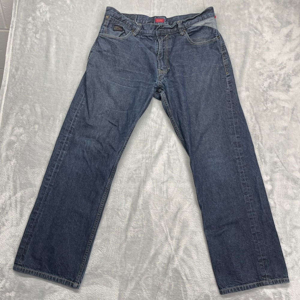 Vtg Sean John Hamilton Jeans‎ Mens 34x32 Blue Denim Relaxed Fit Straight Leg